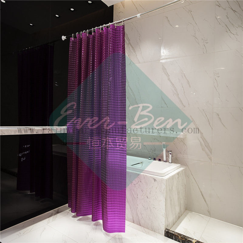 031 China plastic curtains for bathroom